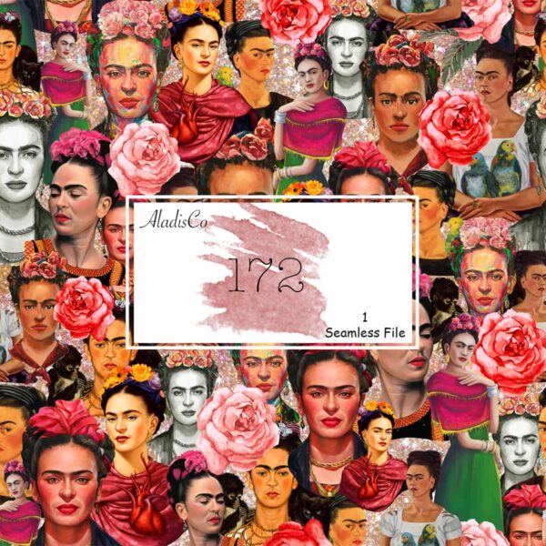 Seamless Frida Kahlo File - 172