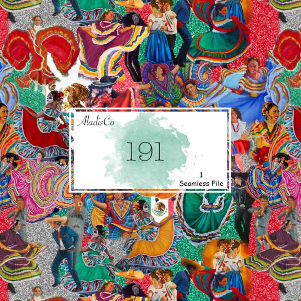 Seamless Mexican Folklore File