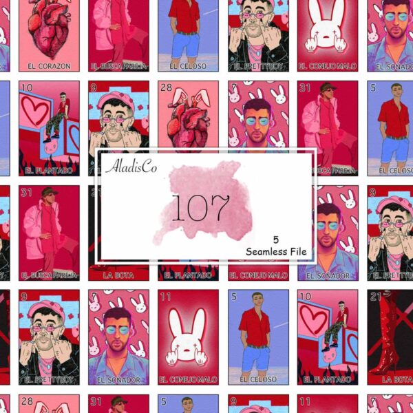 Seamless Bad Bunny File - 107