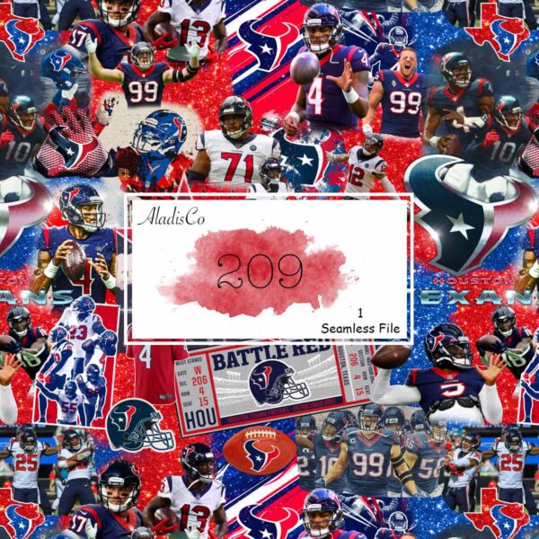 Seamless Houston Football File - 209