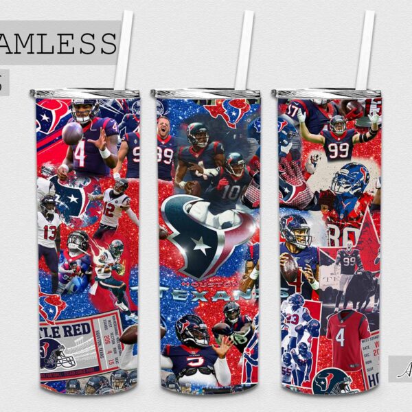 Seamless Tumbler Football File - 056