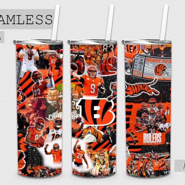 Seamless Tumbler Football File - 075